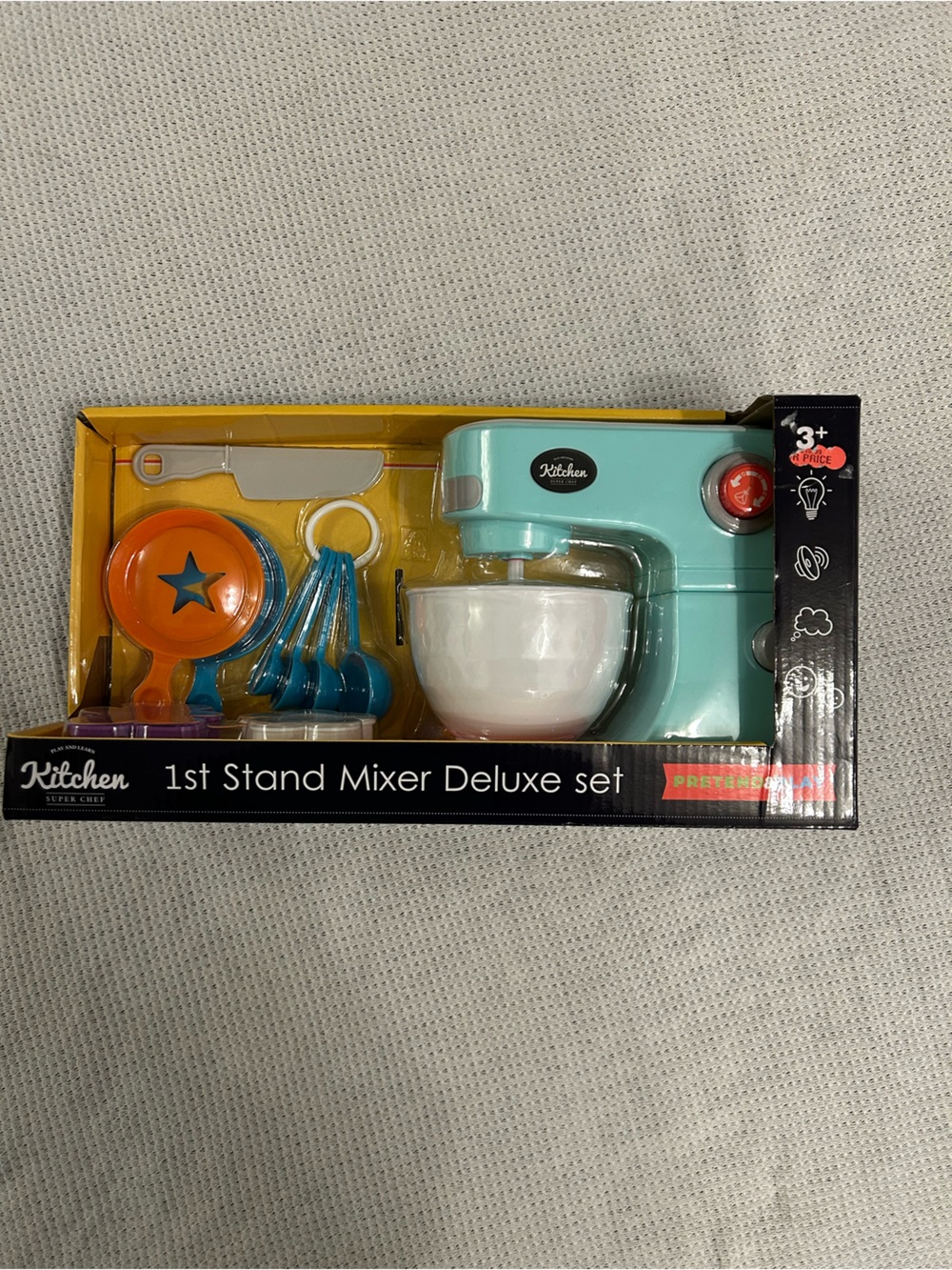 Kids Teal Stand Mixer Deluxe Playset by